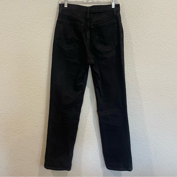 Abercrombie & Fitch Black Straight Leg Jeans - Picture 3 of 4